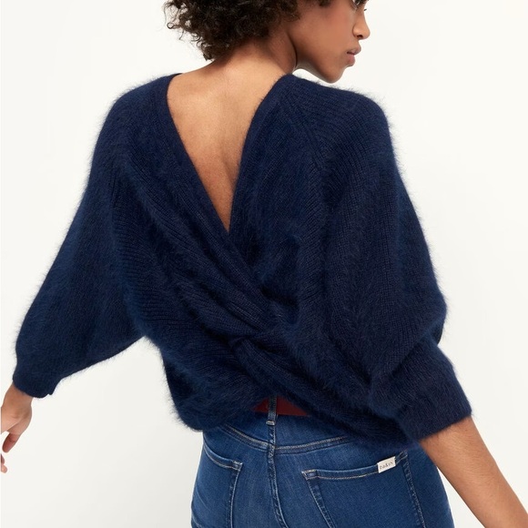 9. LAST ONE - ba&sh Barmy Jumper Sweater - Blue - Picture 3 of 5